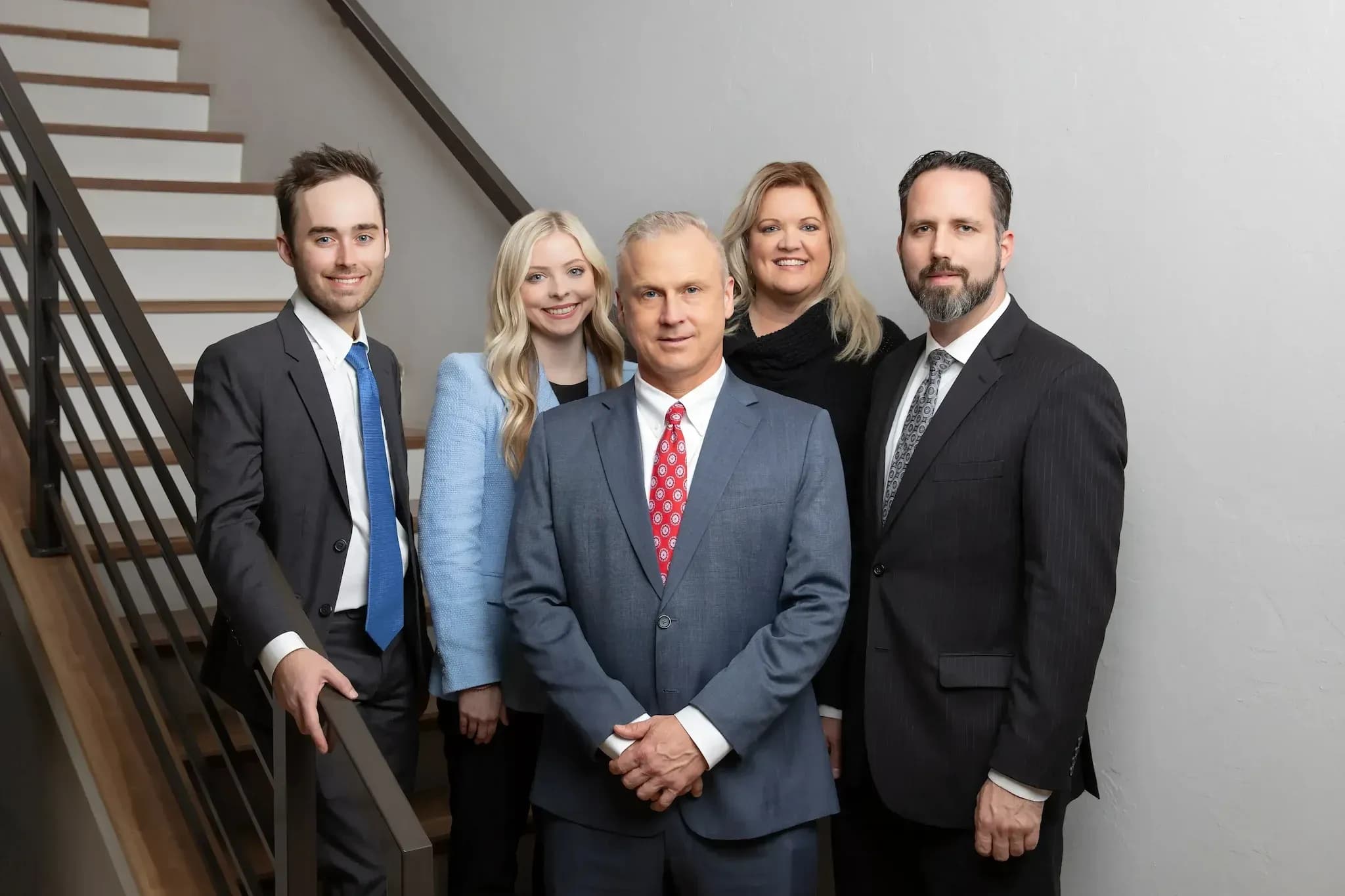 Staff on Staircase